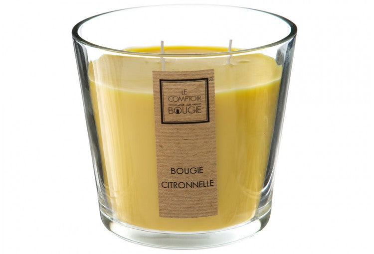 Vaso de Vela Cera XXL ATMOSPHERA 500g Citronela