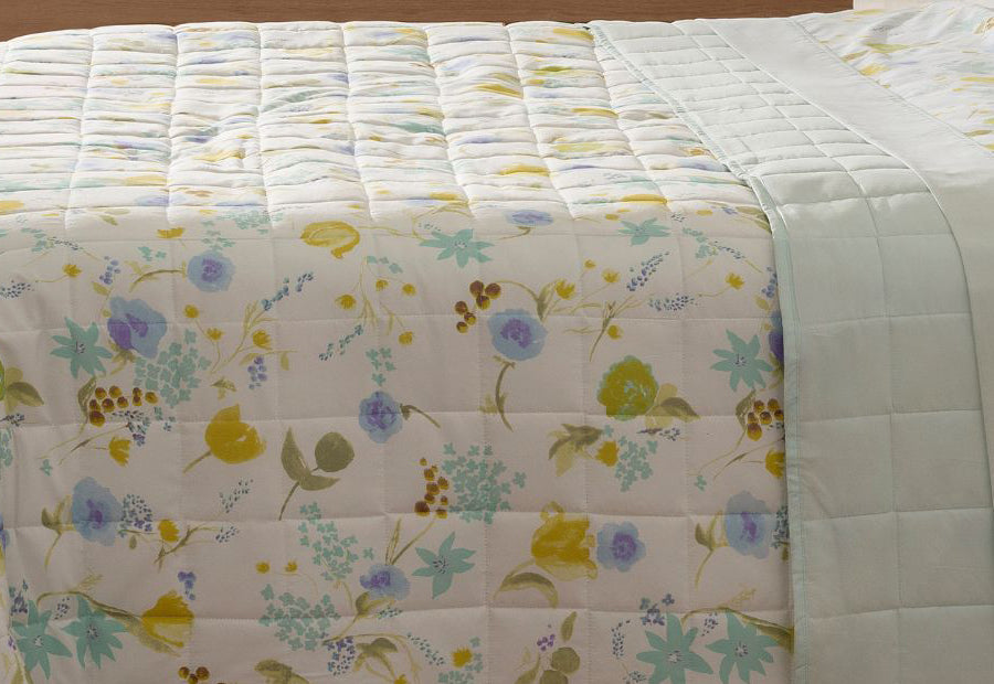 Colcha Bouti Cosida Reversible BURRITO BLANCO Furgo 140-04 verde