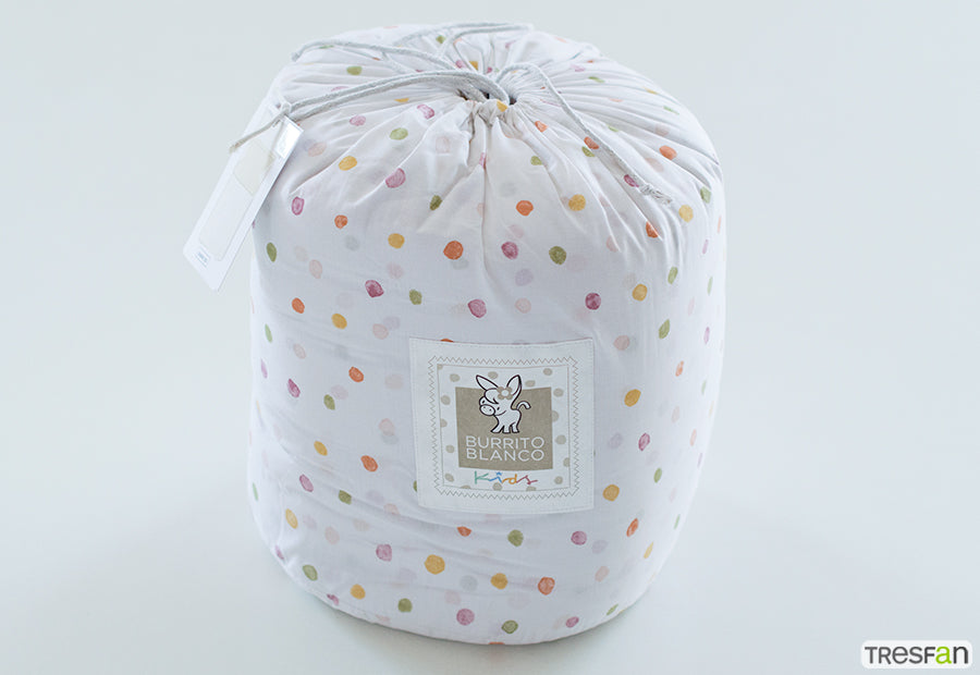 Saco Nórdico Lleno Estampado BURRITO BLANCO 182-16 Motas Multi