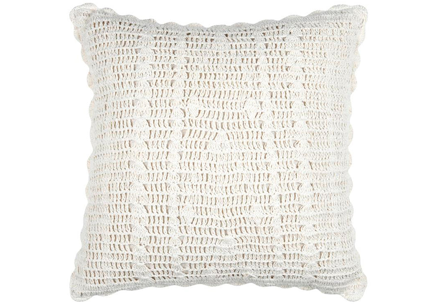 Cojín Lleno Reversible 40x40 Algodón STOF Clarine Blanco 445002