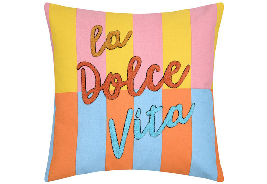 Cojín Lleno 40x40 Algodón STOF La Dolce Vita naranja 625006