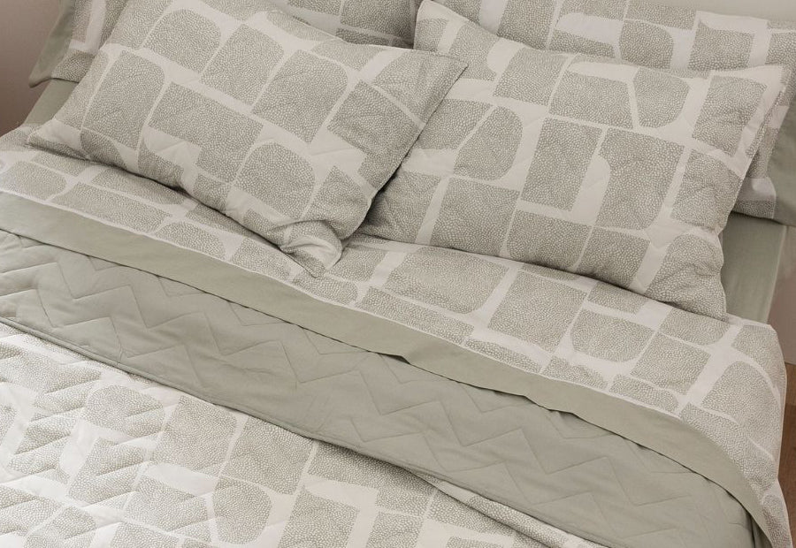 Colcha Bouti Cosida Reversible BURRITOBLANCO WabiSabi 630 laurel