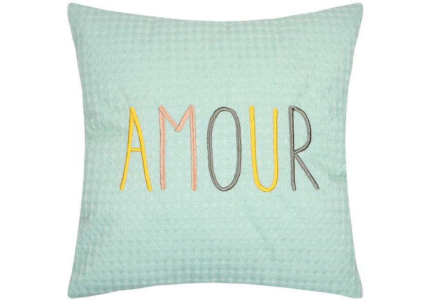 Cojín Lleno Reversible 45x45 STOF SweetLove Azul Amour 701001