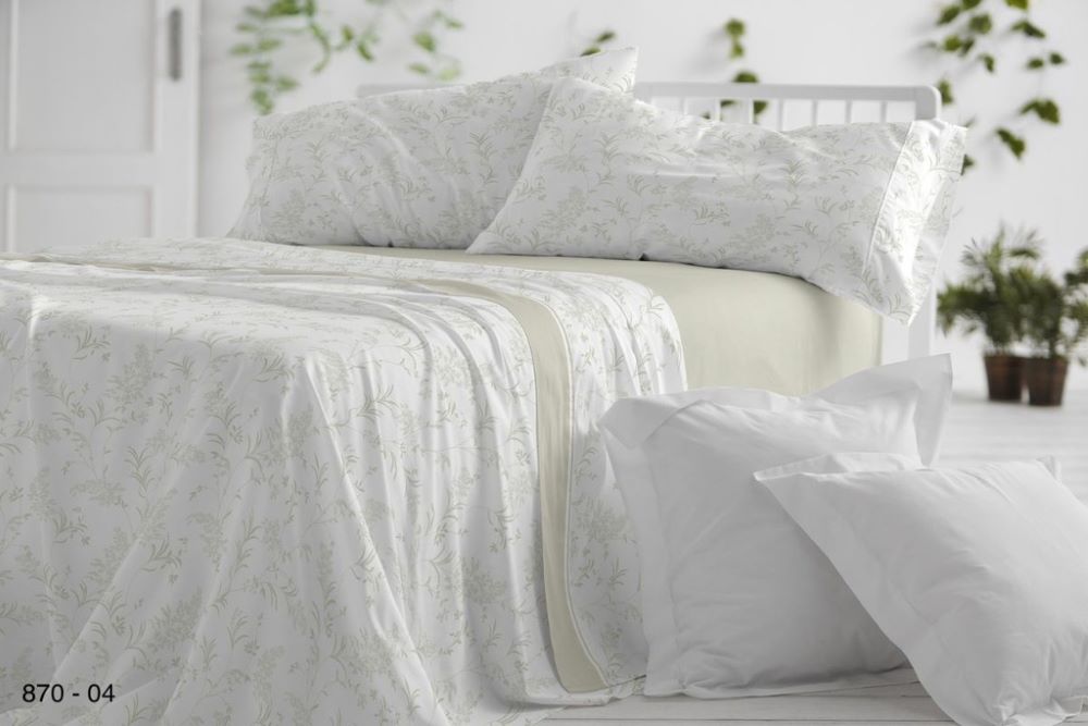 Parure de draps tissu 870 Vert WHITE BURRITO