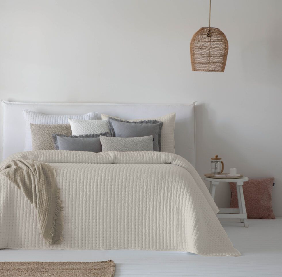 Bouti Bianka White Quilt FUN&DECO