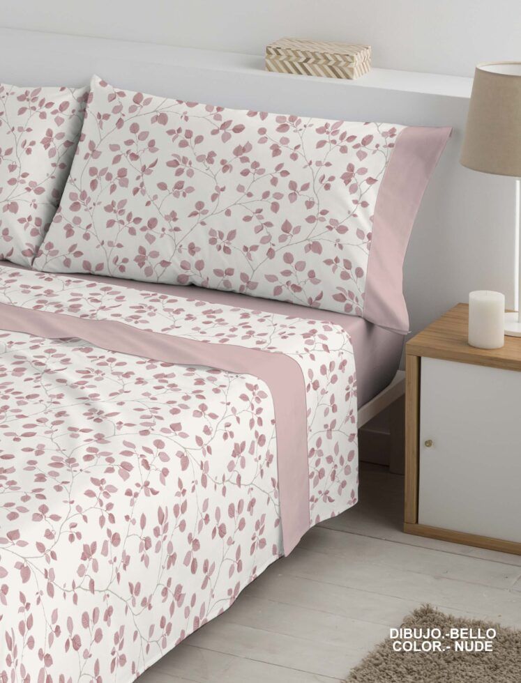Fabric Sheet Set 241 White/Grey BURRITO BLANCO