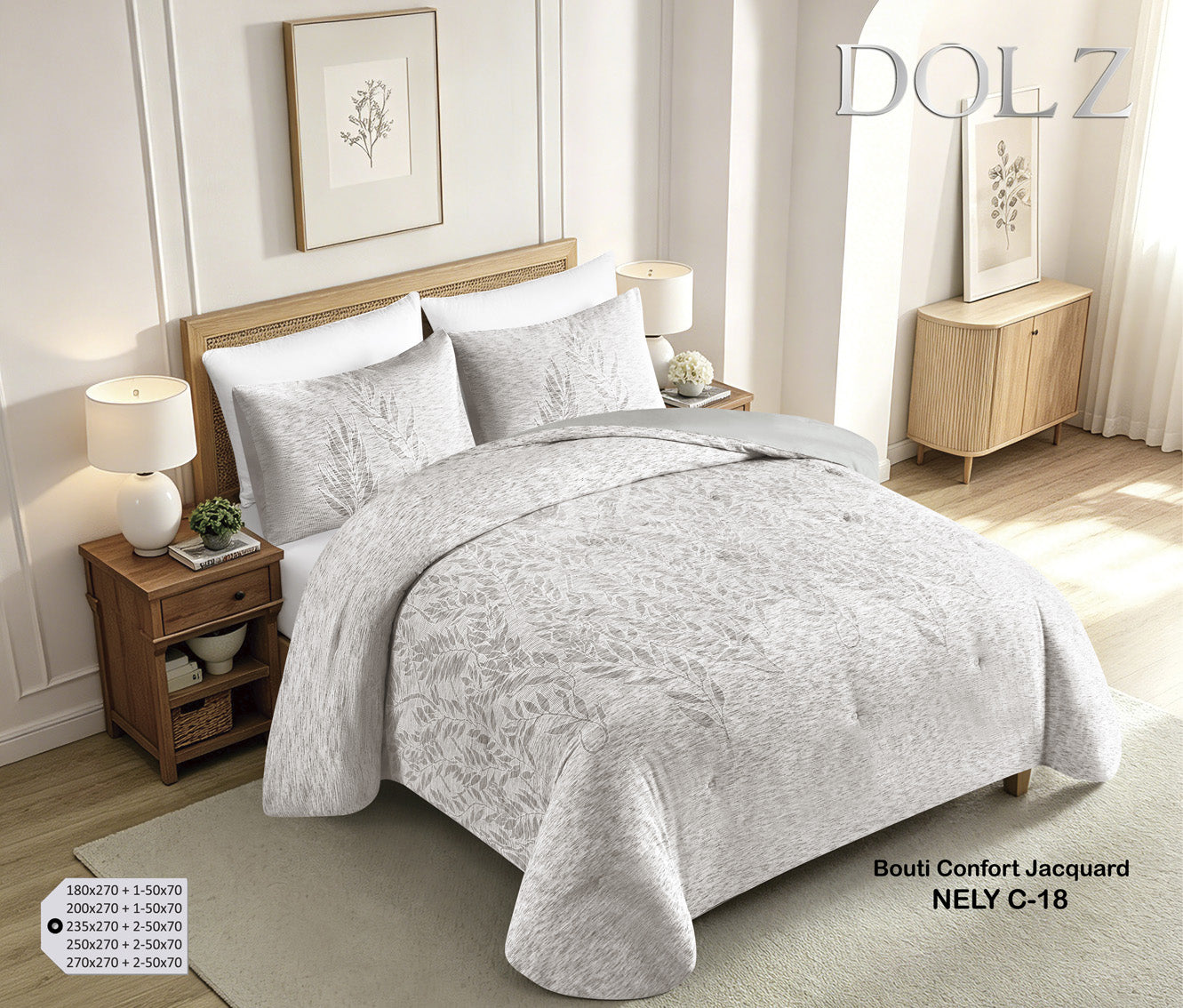 Couette bouti cousue réversible DOLZ Digital Calpe