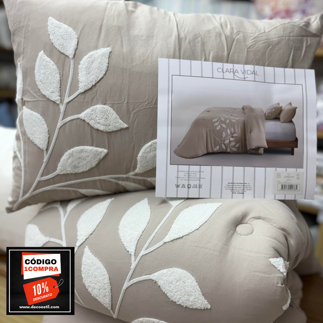 Couette blanche CLARA VIDAL modèle VEROQUIO