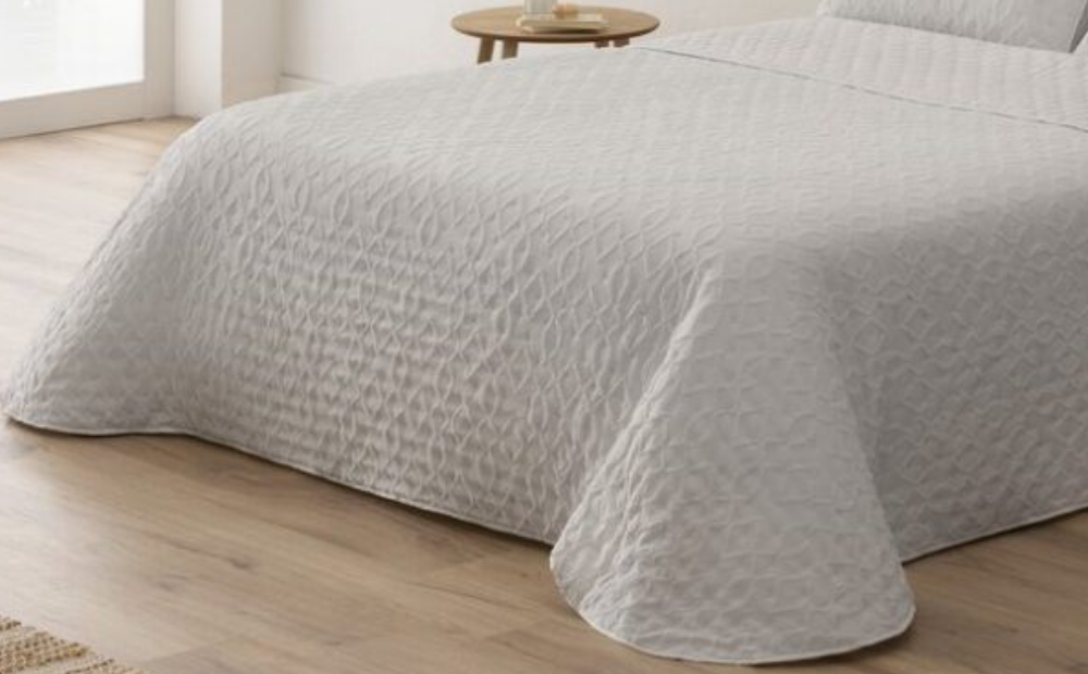 Colcha color lino Chelo