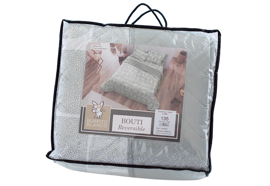 Colcha Bouti Cosida Reversible BURRITOBLANCO WabiSabi 630 laurel