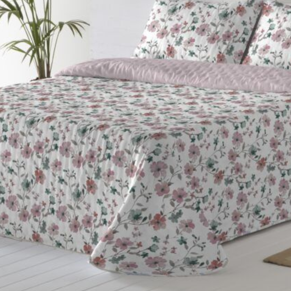 Colcha rosa Aneto de Ankeli