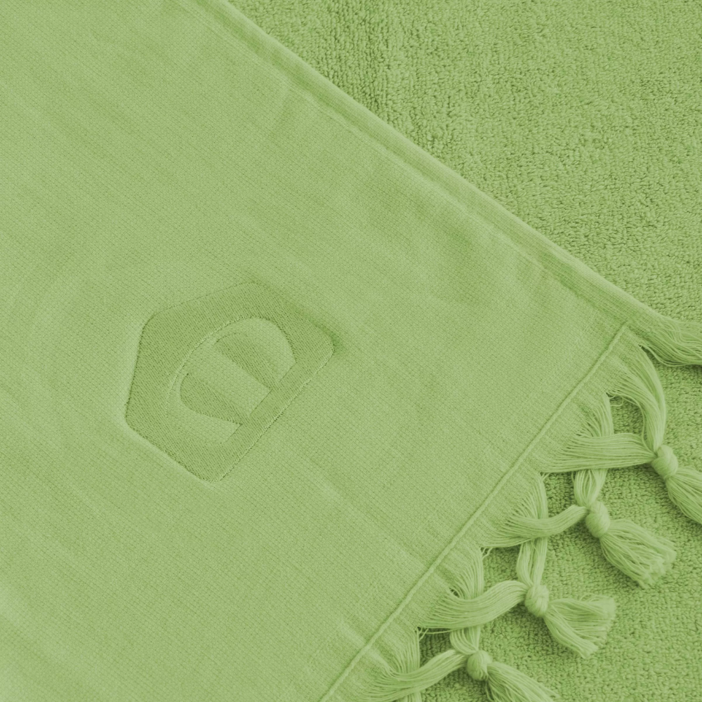 Toalla Pareo Verde Manterol / 85x145 cm