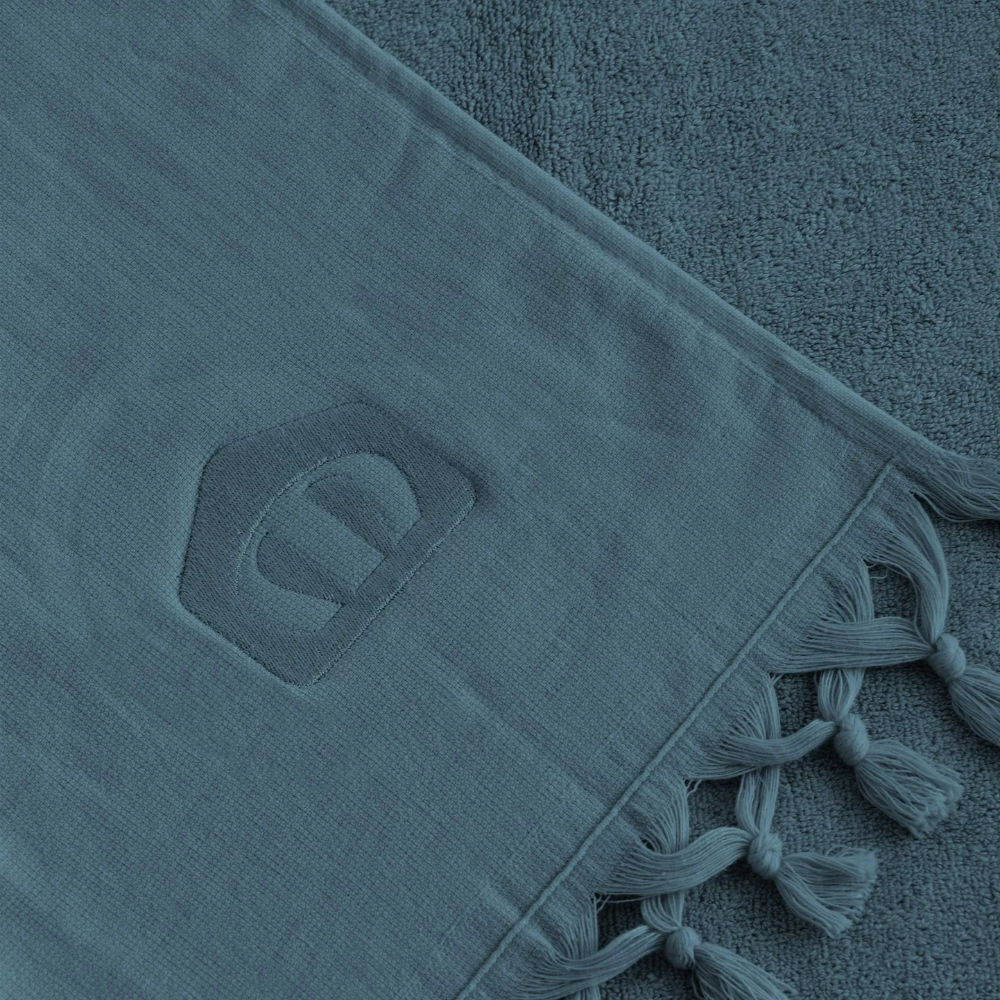 Toalla Pareo Azul Marino Manterol / 85x145 cm