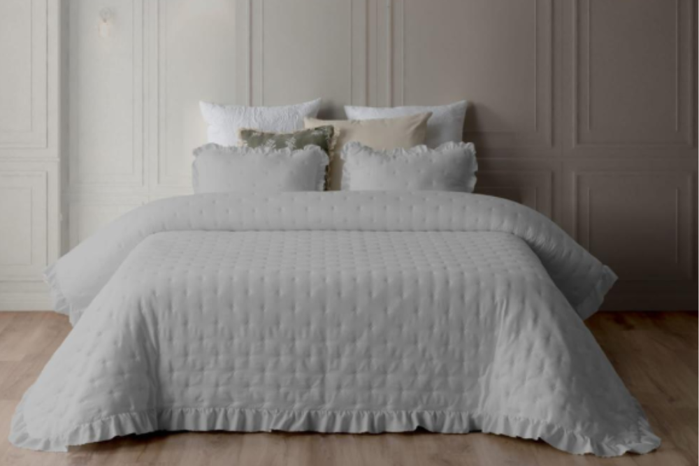 Couette grise Napoli par Miracle Home