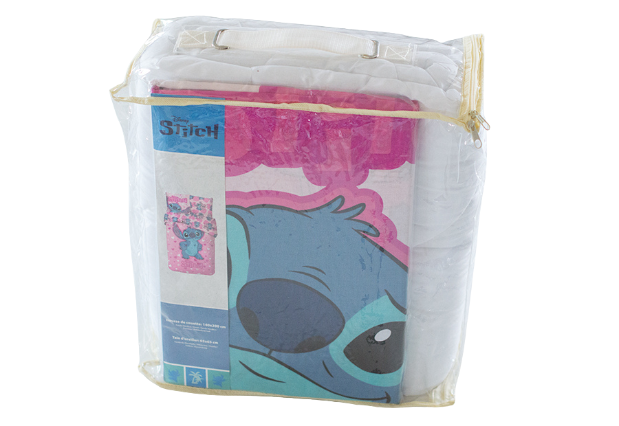 Pack Funda Nórdica+Relleno Nórdico LICENCIA Lilo & Stitch rosa