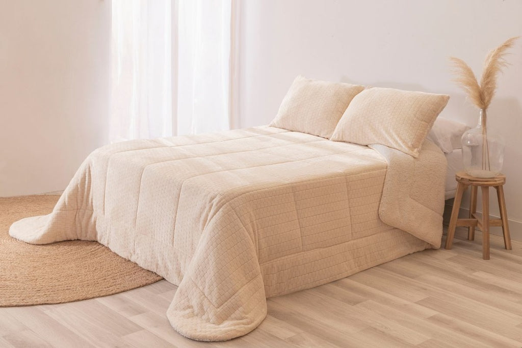 Couette Ibai Jacquard Écru KARAMELO