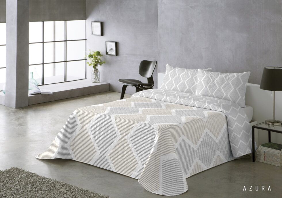 Couette bouti réversible dorée Azura