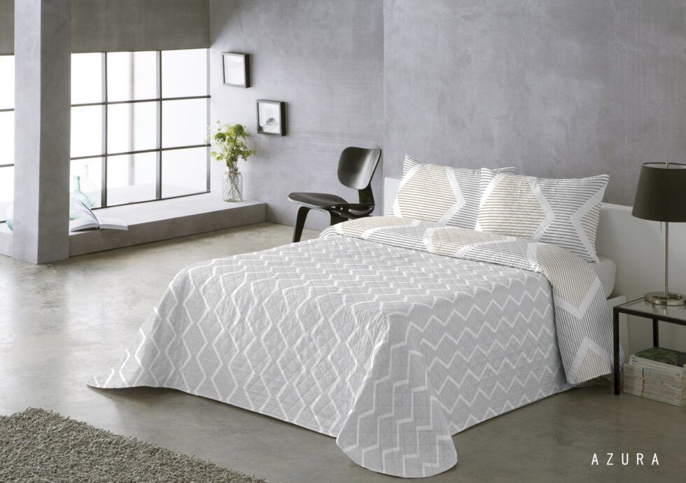 Couette bouti réversible dorée Azura