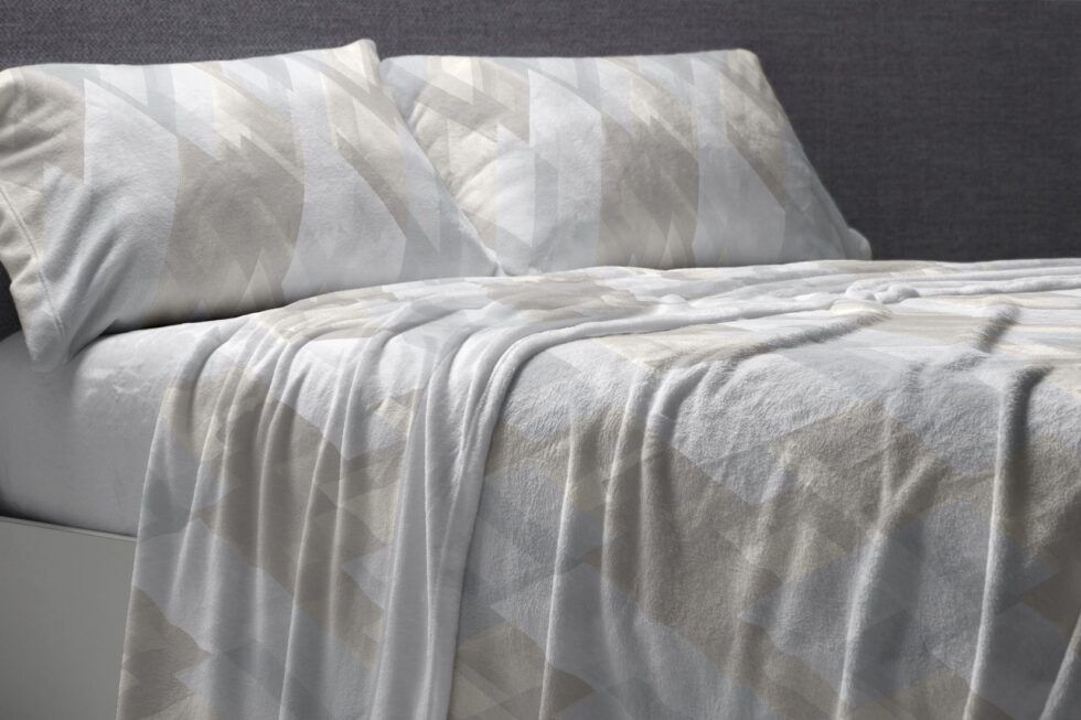 Sábanas Nacarina gris TRN058 de Burrito Blanco