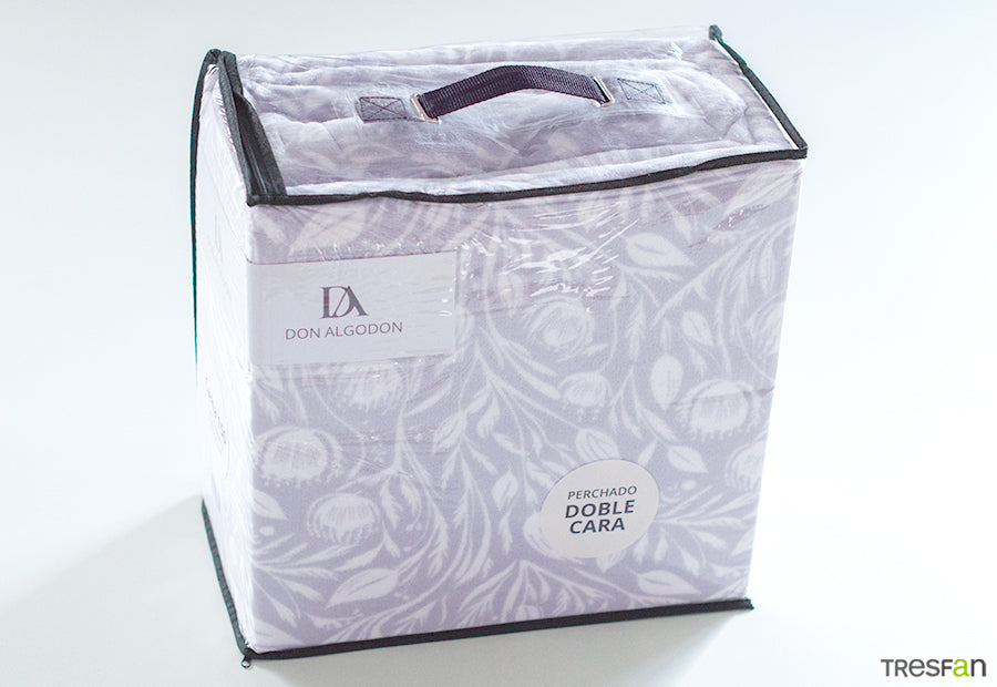 VENTA FLASH Sábana Coralina 220gr DON ALGODON Doble Cara Claris lavanda