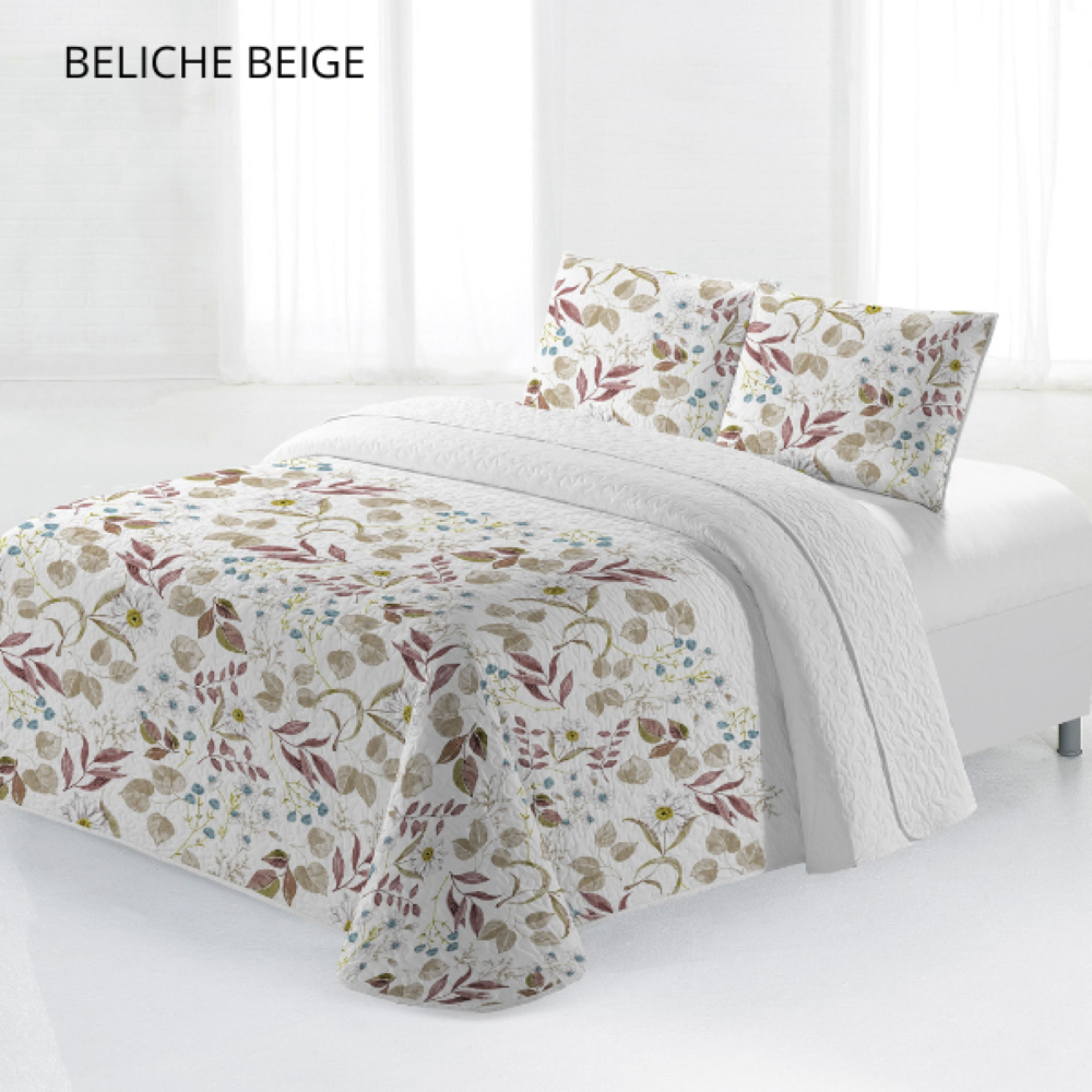 Couette Bouti Cousu Réversible Beige CLARA VIDAL Beliche 340 gr