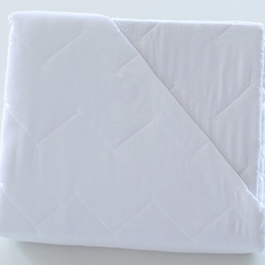 Couette boutis réversible brodée blanche douce PLATINIUM