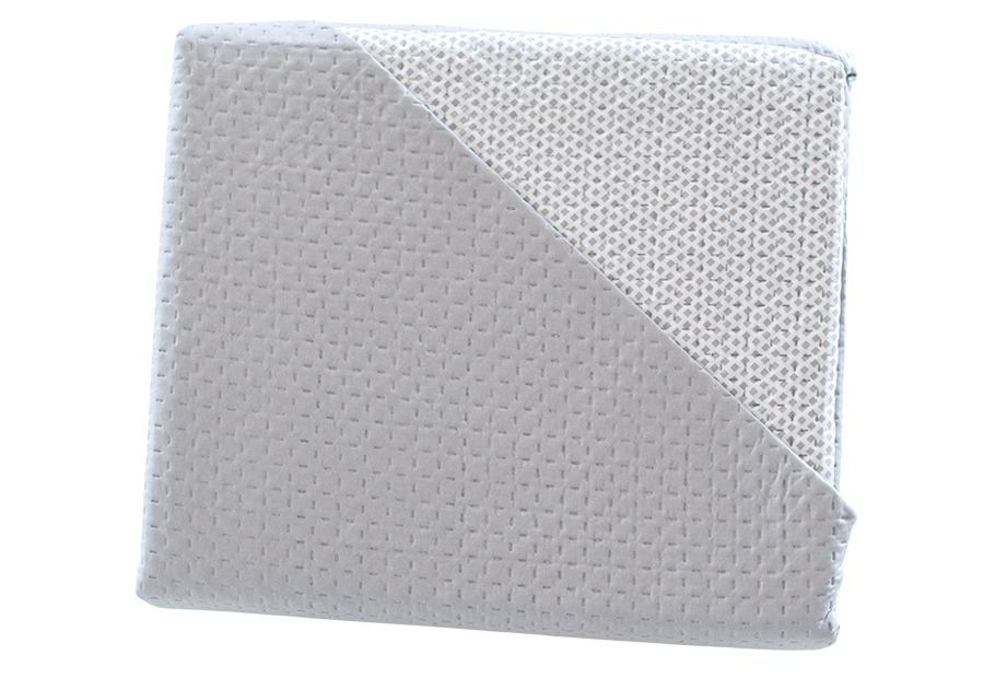 Colcha Bouti Termosellada DN MODA Reversible Lisa Rombitos 3D gris