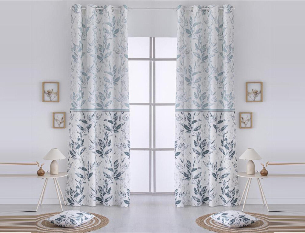 Cortina Zamora azul Confecciones Paula