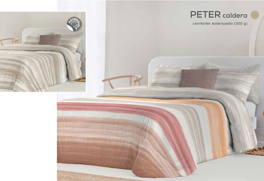 Couette réversible FUNDECO à imprimé Peter Caldera