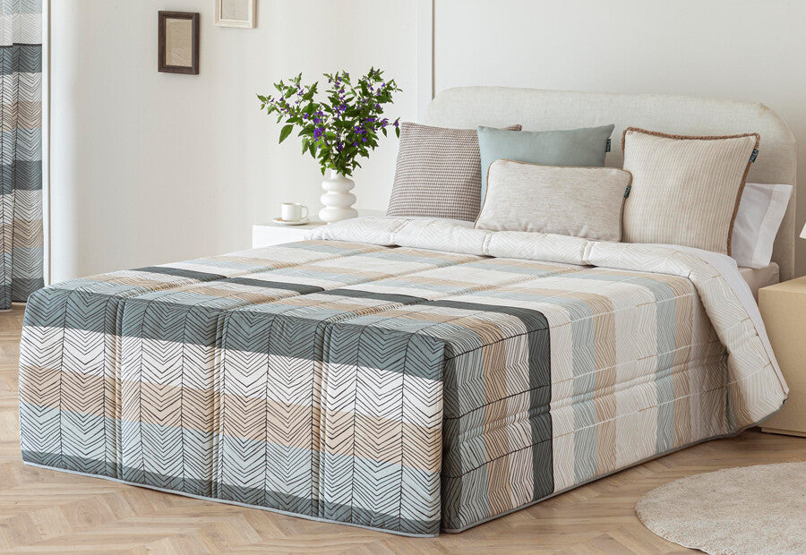Couette turquoise Dover par Paula Confections