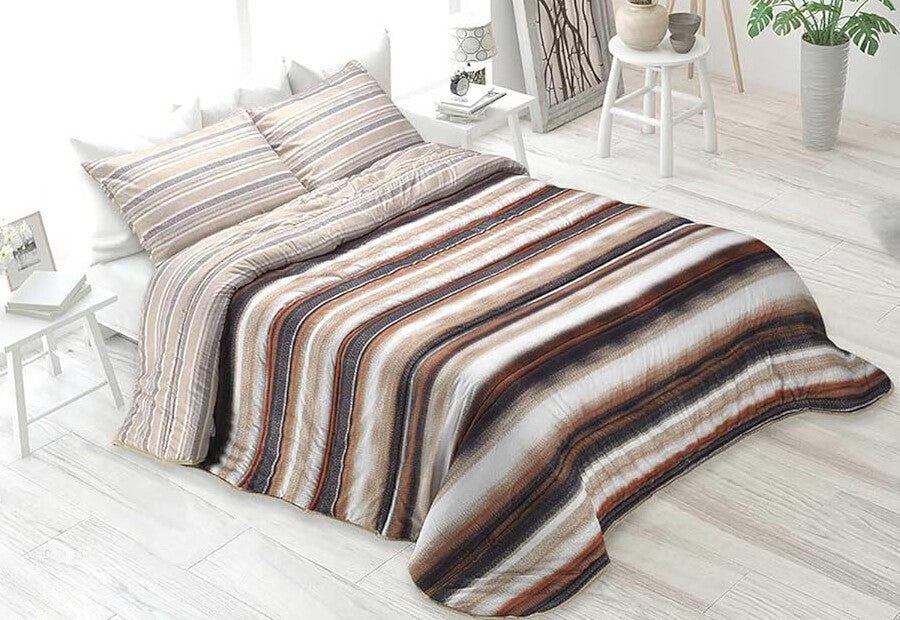 Couette confort réversible super douce MORA P05 beige