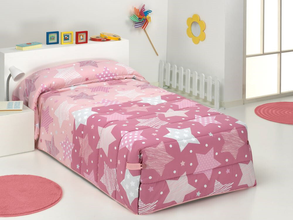 Couette Étoiles Roses