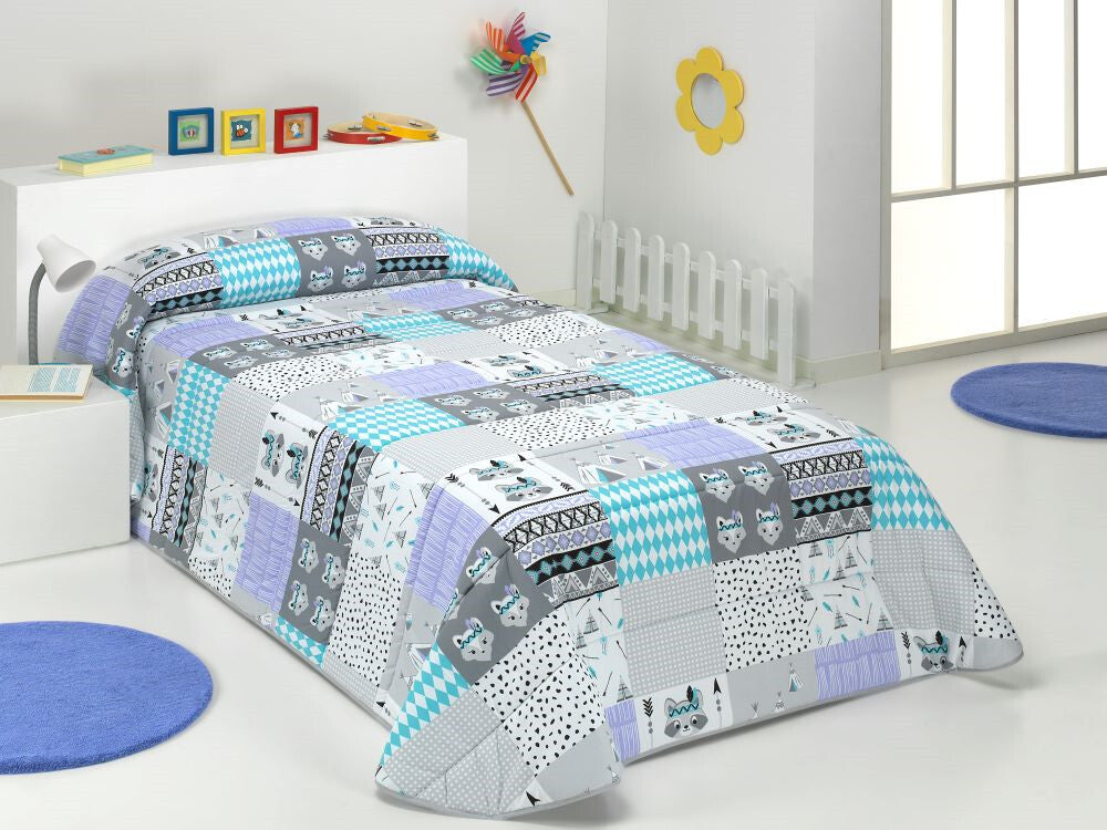Couette indienne nordique grise