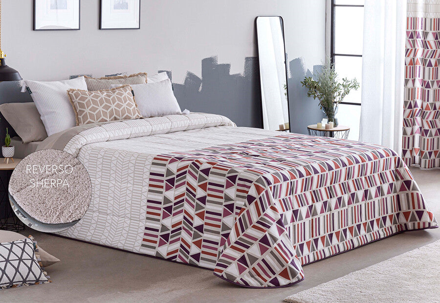 Couette Sherpa Lilas Eibar par Paula Confections