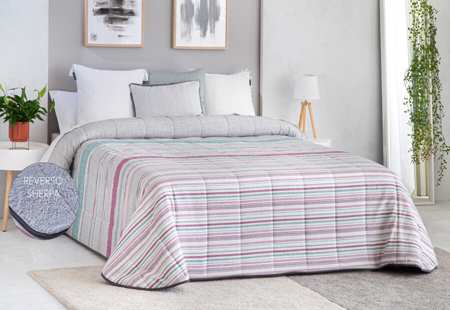 Couette Sherpa Turquoise LEON de Paula Confections