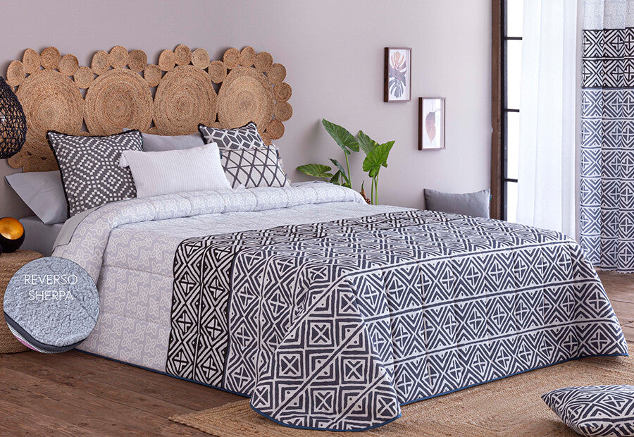 Couette Sherpa Mijas Azul par Paula Confections