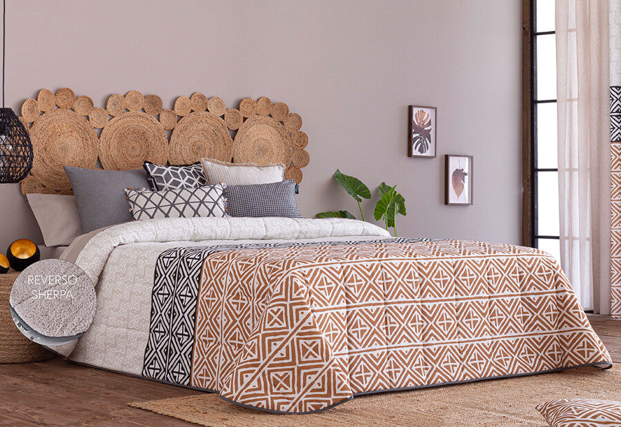 Couette Sherpa Beige Mijas par Paula Confections