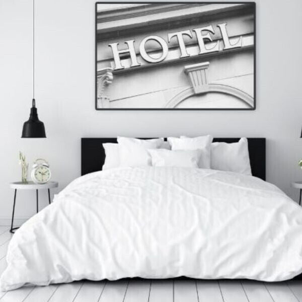 White duvet cover 100% Cotton Hosteline