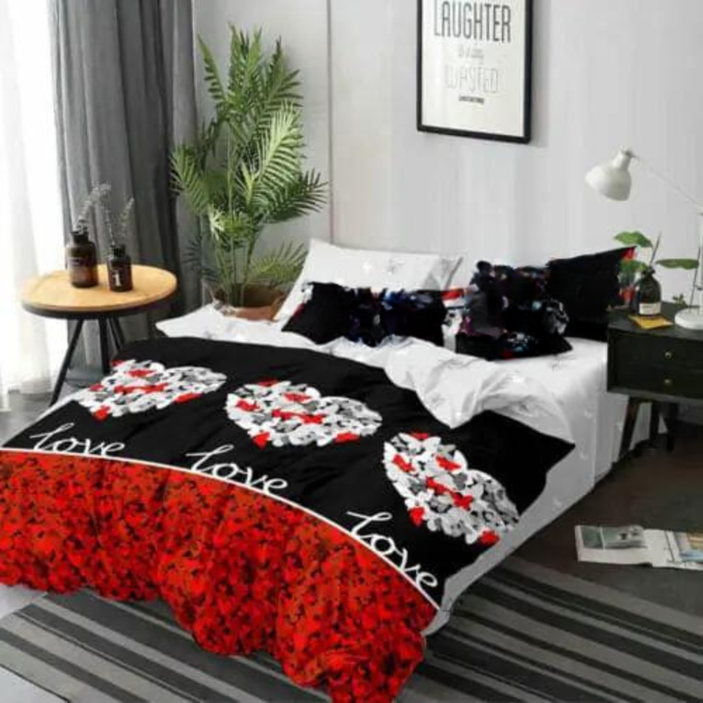 Housse de couette 6 pièces Finet Love