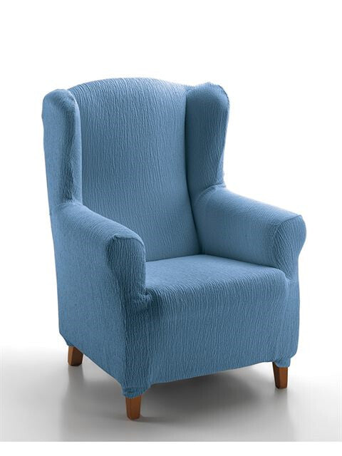 HOUSSE DE FAUTEUIL À OREILLES JARA BLEU CIEL CASA TEXTILE