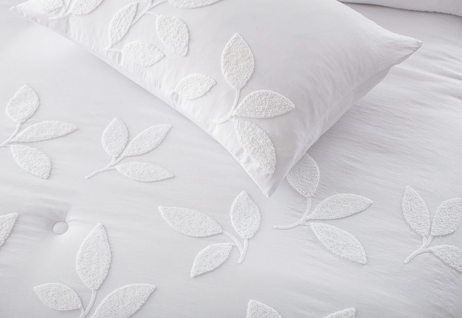 Colcha de invierno - Edredón Gaelan blanco de Clara Vidal 400 gr.