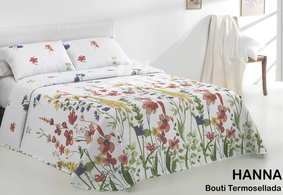 Couette boutis réversible thermosoudée imprimée DOLZ Hanna