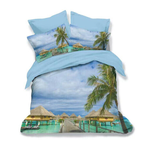 Juego de cama 3D Bora Bora 6 Piezas