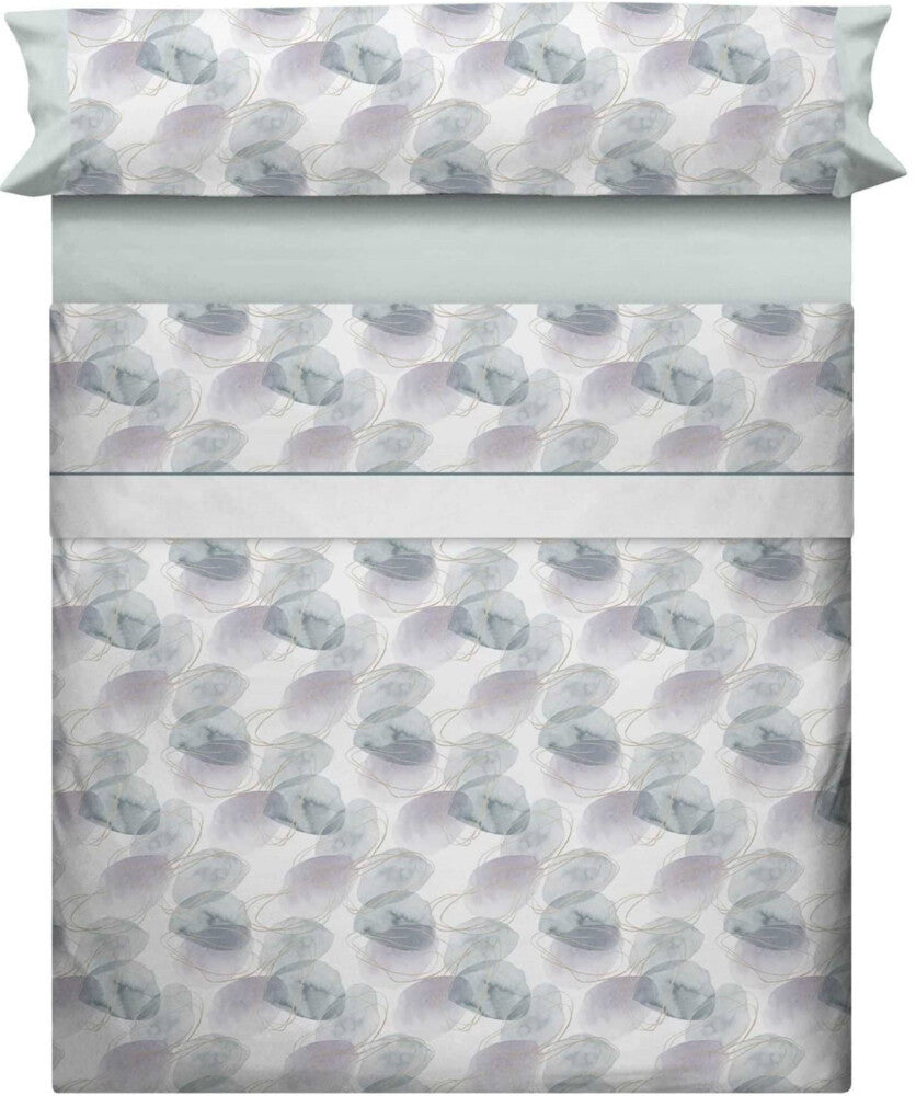 Juego de sábanas Anela Turquesa Cañete