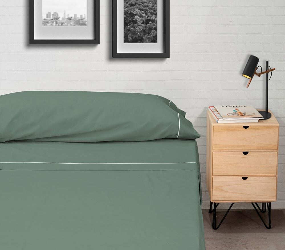 Parure de draps en tissu Calma Forest Green ICELANDS