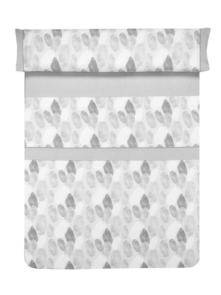 Parure de draps en tissu P24 gris MORA