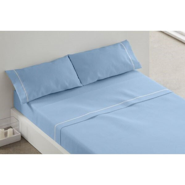 Parure de draps en tissu 241 Bleu BLANC BURRITO