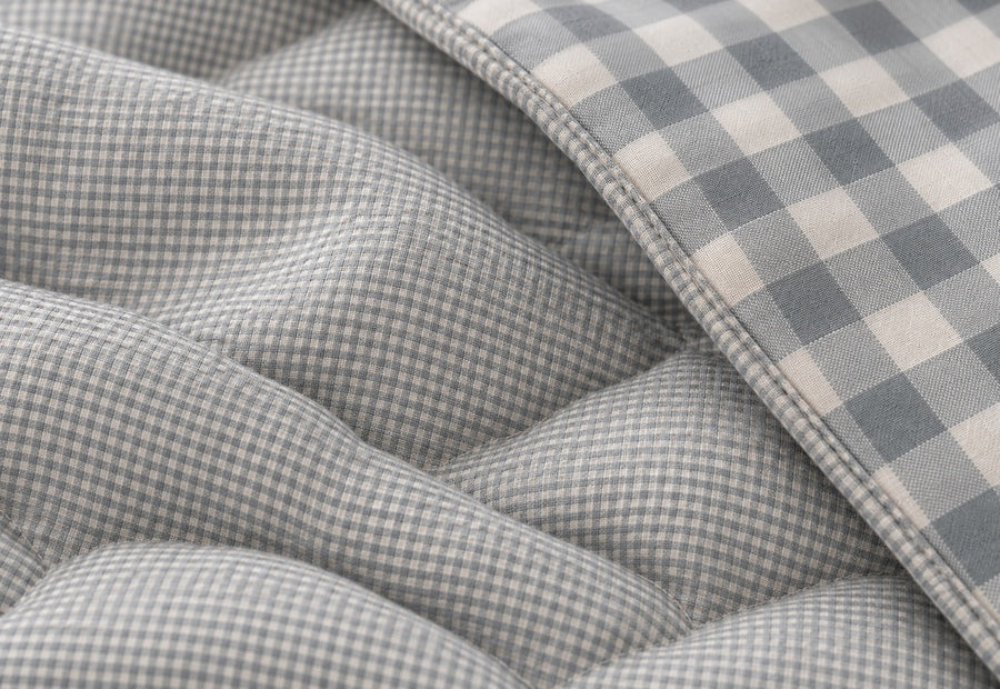 Edredón Duvet Comforter Hilo Tintado ATENAS Larissa gris