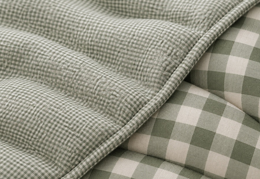 Edredón Duvet Comforter Hilo Tintado ATENAS Larissa Verde