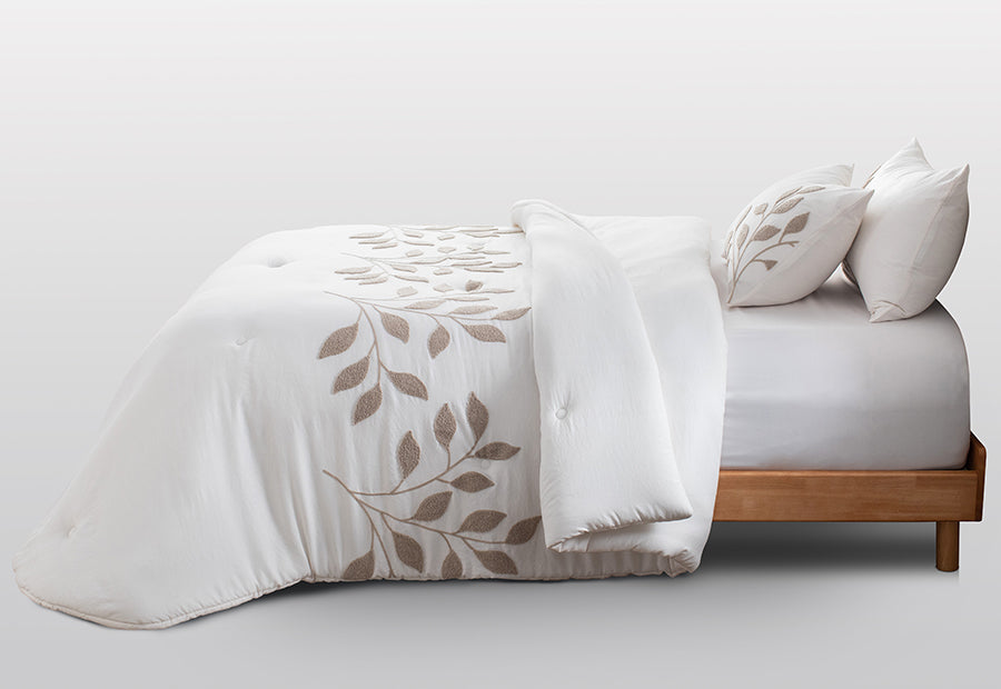 Colcha de invierno - Edredón Nestor de Clara Vidal en color natural